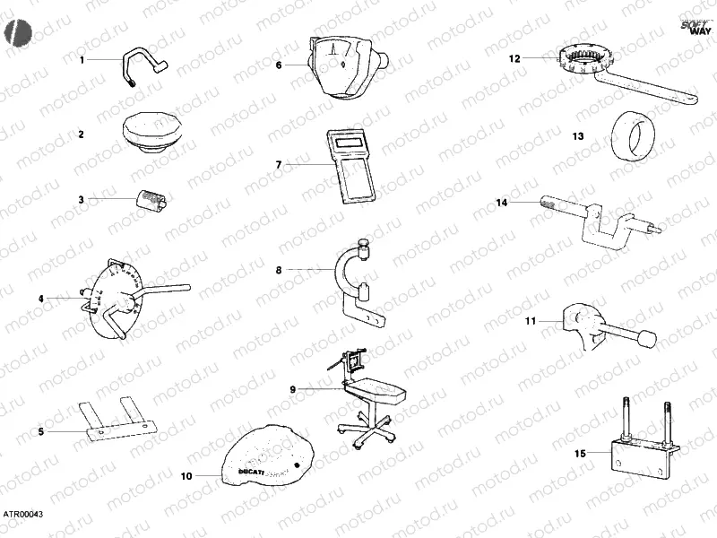001 - WORKSHOP SERVICE TOOLS, ENGINE » UNCLASSIFIED