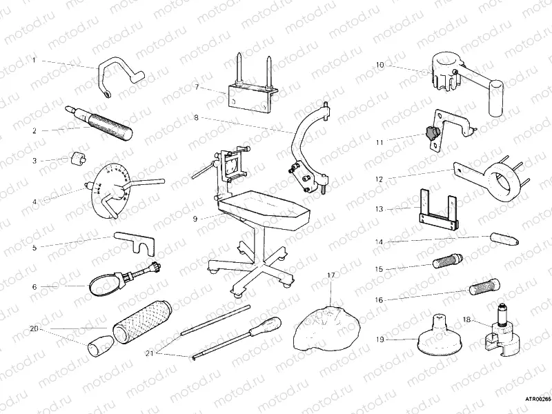 001 - WORKSHOP SERVICE TOOLS » UNCLASSIFIED