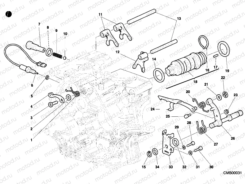 002 - SHIFT CAM - FORK » FRONT SUSPENSION