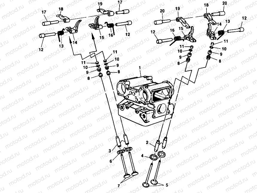 013 - CAMSHAFT » VALVE DRIVE