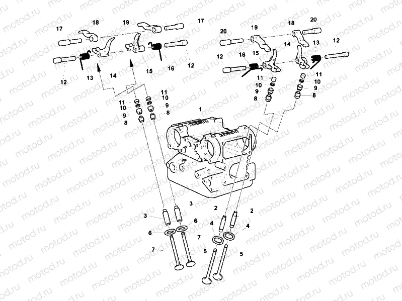 013 - CAMSHAFT » VALVE DRIVE