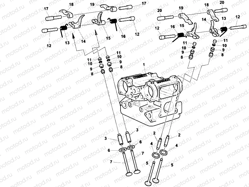 013 - CAMSHAFT » VALVE DRIVE