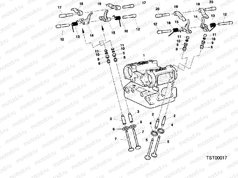 013 - CAMSHAFT » VALVE DRIVE