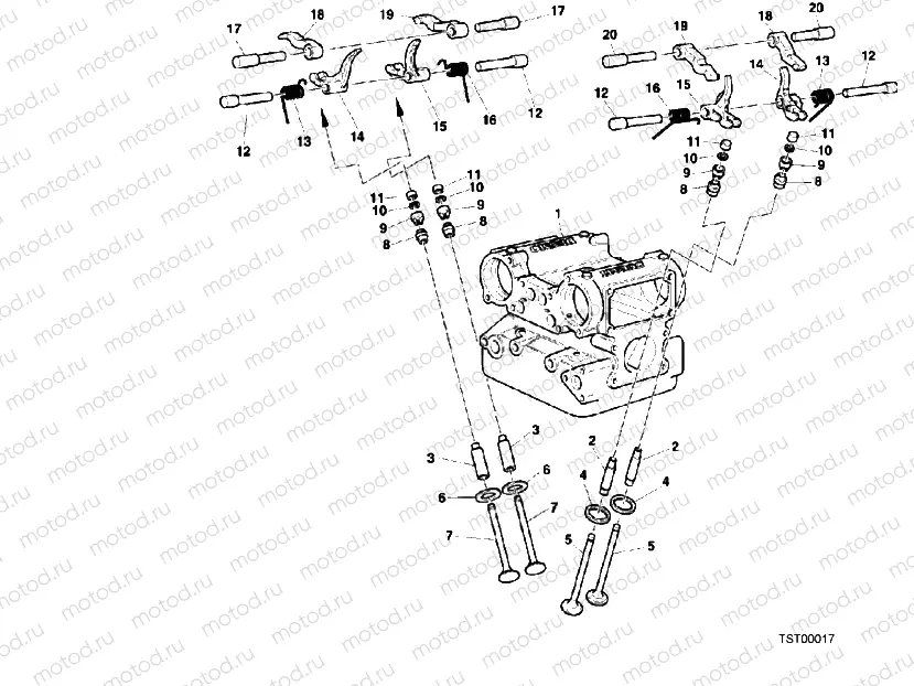 013 - CAMSHAFT » VALVE DRIVE