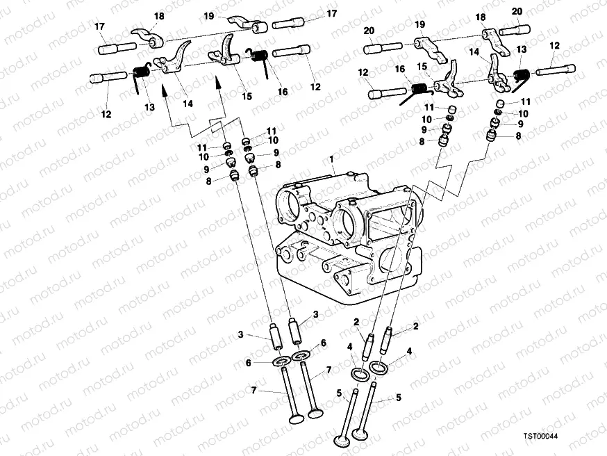 013 - CAMSHAFT » VALVE DRIVE