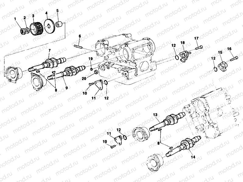 014 - CAMSHAFT » VALVE DRIVE