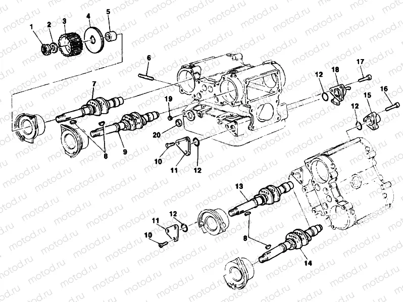 014 - CAMSHAFT » VALVE DRIVE