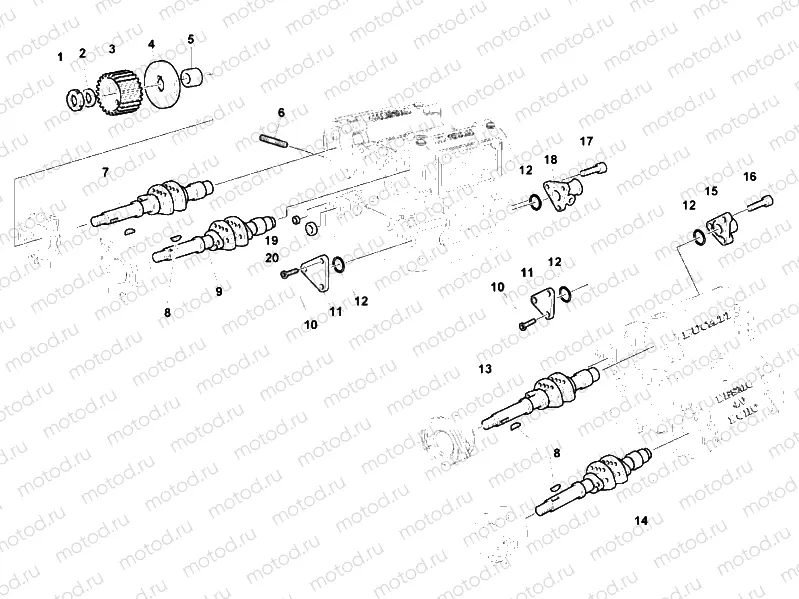 014 - CAMSHAFT » VALVE DRIVE
