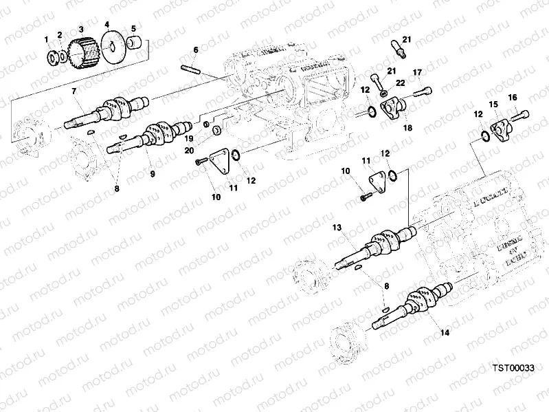 014 - CAMSHAFT » VALVE DRIVE
