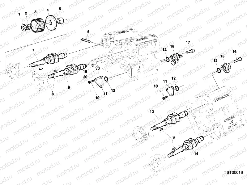 014 - CAMSHAFT » VALVE DRIVE