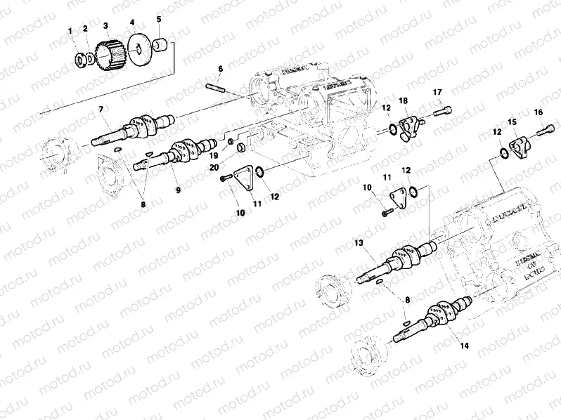 014 - CAMSHAFT » VALVE DRIVE