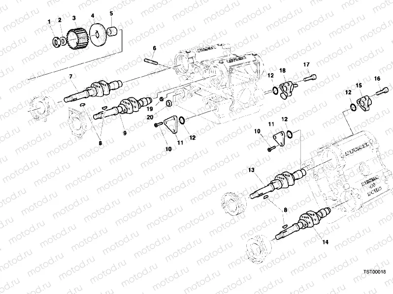 014 - CAMSHAFT » VALVE DRIVE
