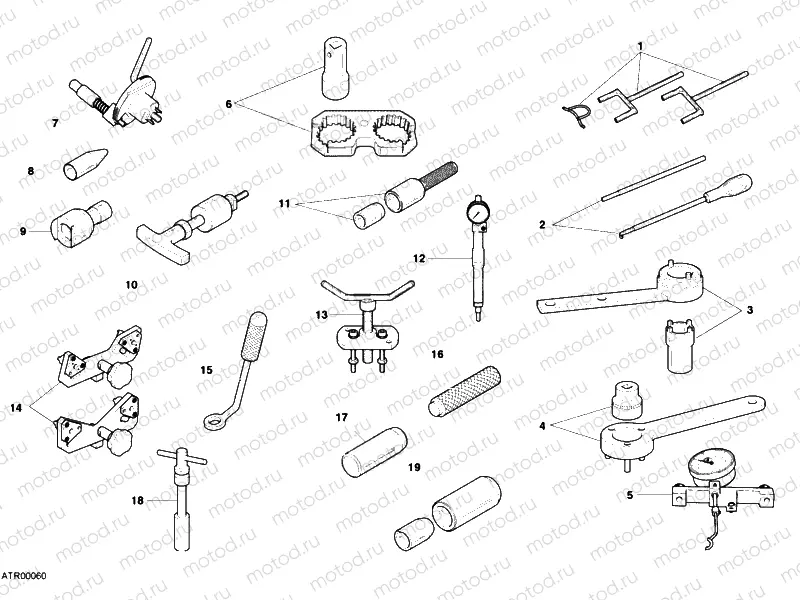 01A - WORKSHOP SERVICE TOOLS, ENGINE » UNCLASSIFIED