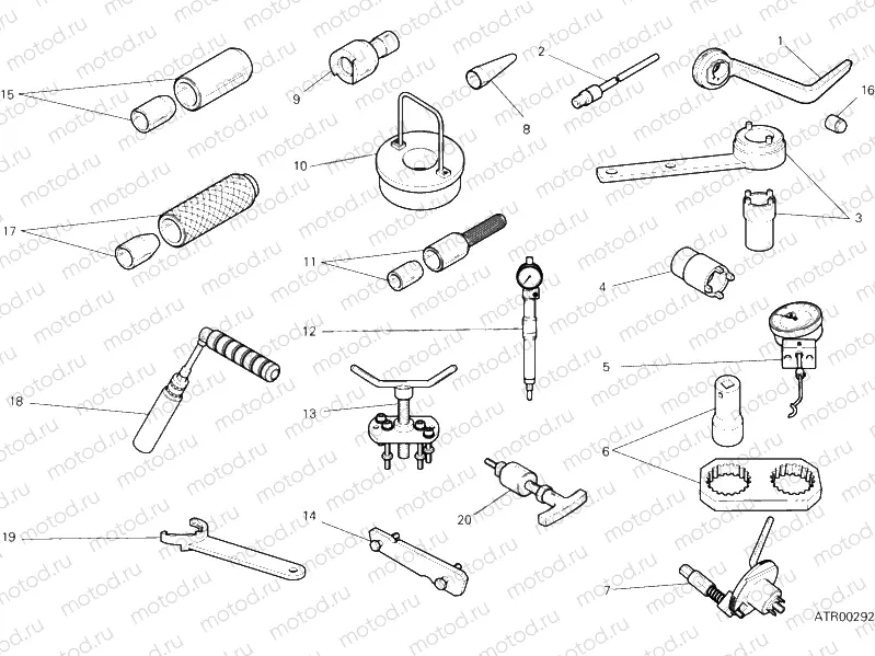 01A - WORKSHOP SERVICE TOOLS » UNCLASSIFIED