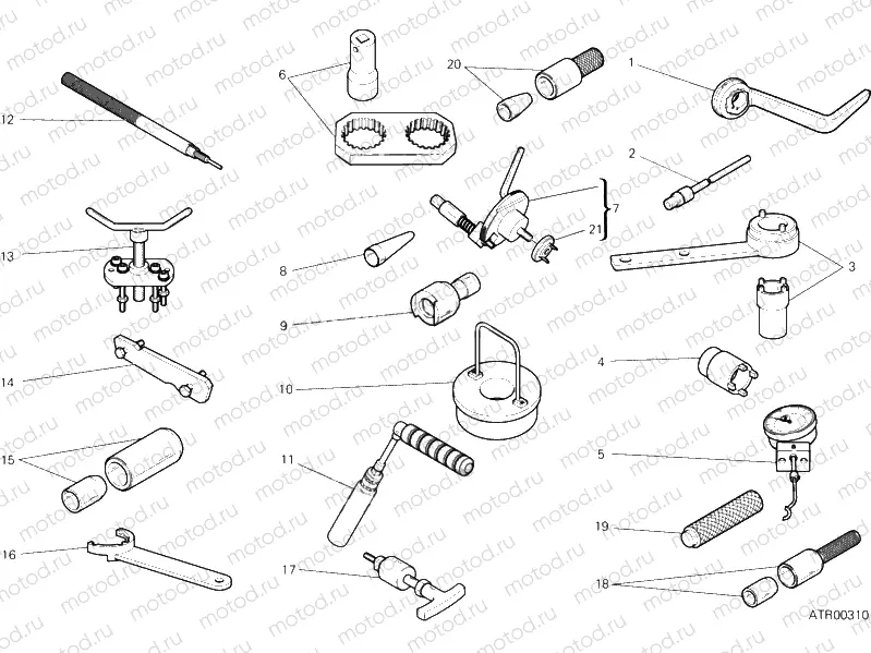 01A - WORKSHOP SERVICE TOOLS » UNCLASSIFIED