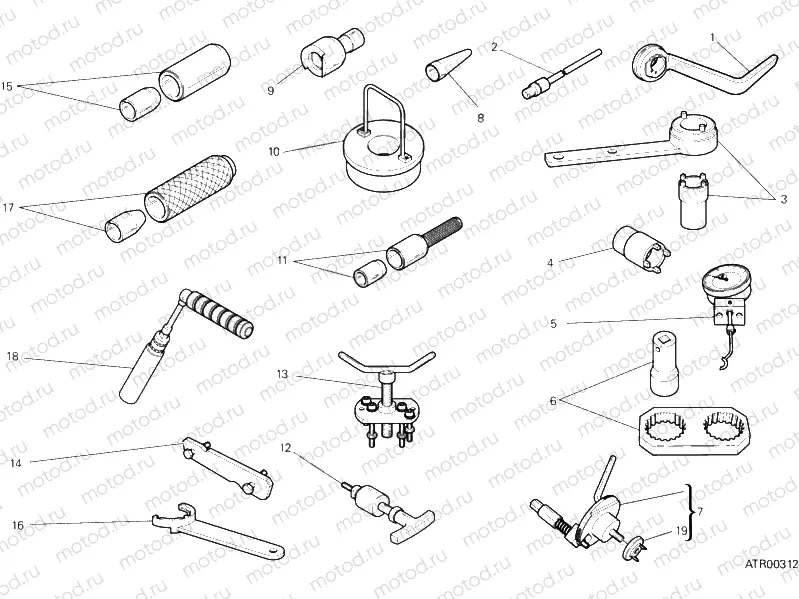 01A - WORKSHOP SERVICE TOOLS » UNCLASSIFIED