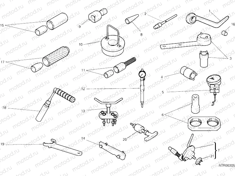 01A - WORKSHOP SERVICE TOOLS » UNCLASSIFIED