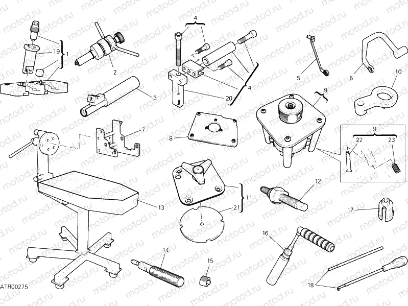 01B - WORKSHOP SERVICE TOOLS » UNCLASSIFIED