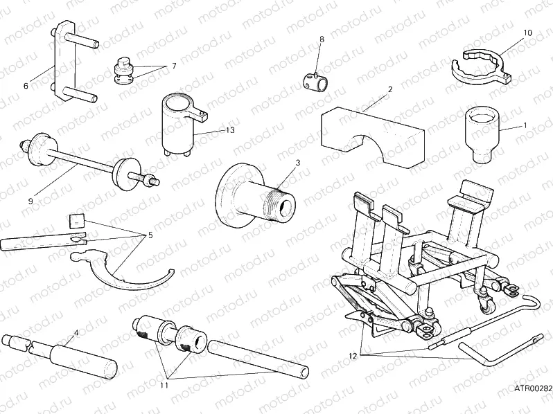 01B - WORKSHOP SERVICE TOOLS » UNCLASSIFIED