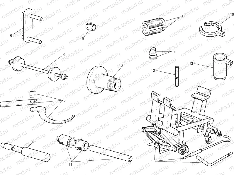 01B - WORKSHOP SERVICE TOOLS » UNCLASSIFIED