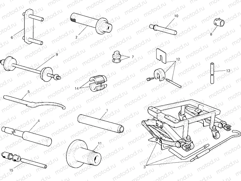 01B - WORKSHOP SERVICE TOOLS » UNCLASSIFIED