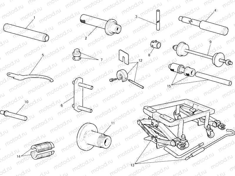 01B - WORKSHOP SERVICE TOOLS » UNCLASSIFIED