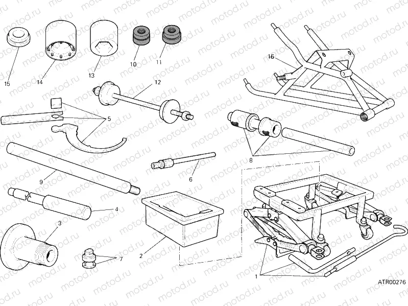 01C - WORKSHOP SERVICE TOOLS » UNCLASSIFIED