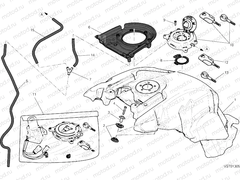 032 - FUEL TANK (1) » TANK/SEAT