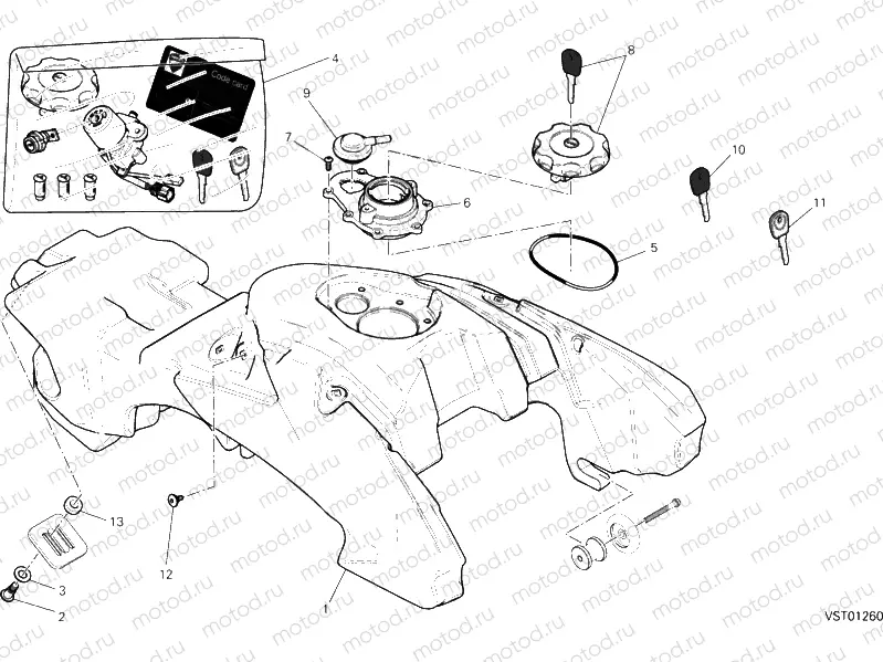032 - FUEL TANK (2) » TANK/SEAT