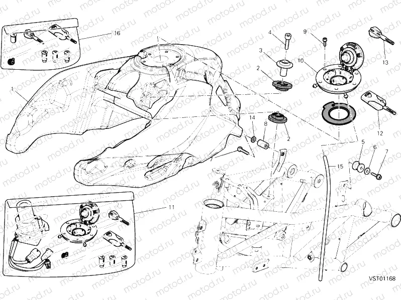 032 - FUEL TANK (2) » TANK/SEAT