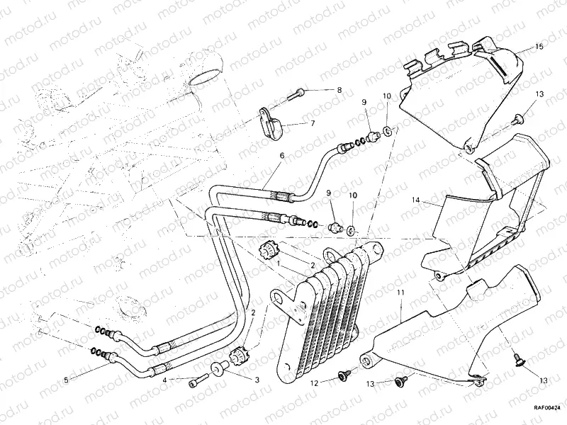 039 - OIL COOLER (2) » LUBRICATION SYSTEM