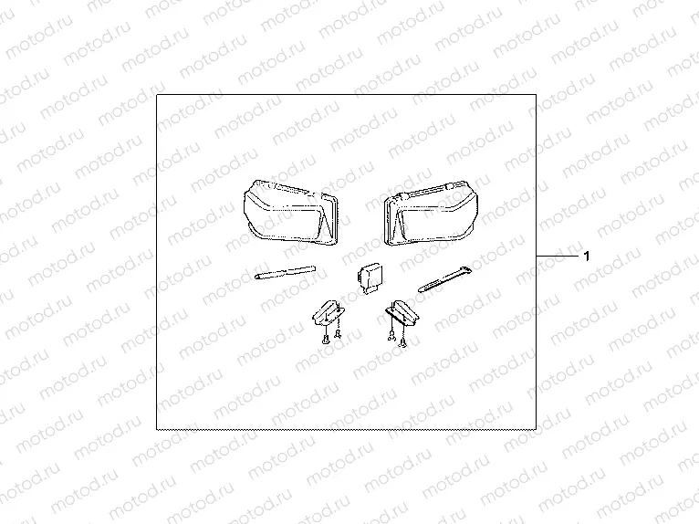 081-70-01 CORNERING LIGHT KIT