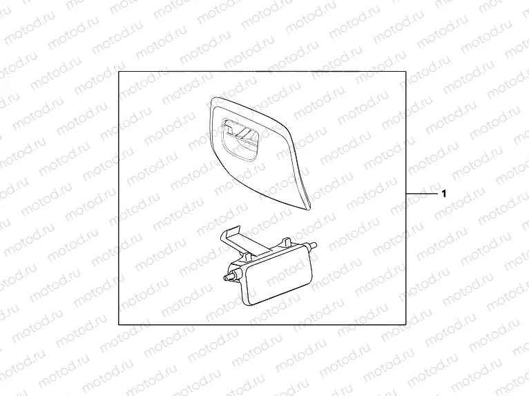 087-30-21 LEFT POCKET INNER LID