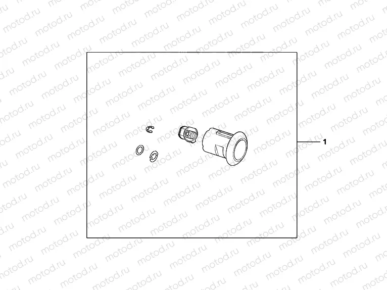 088-85-02 KIT 1 KEY BODY PART