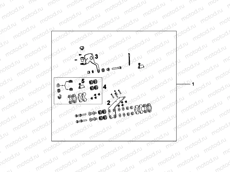 08B-40-01 MC NAVI BRACKET CBF600S