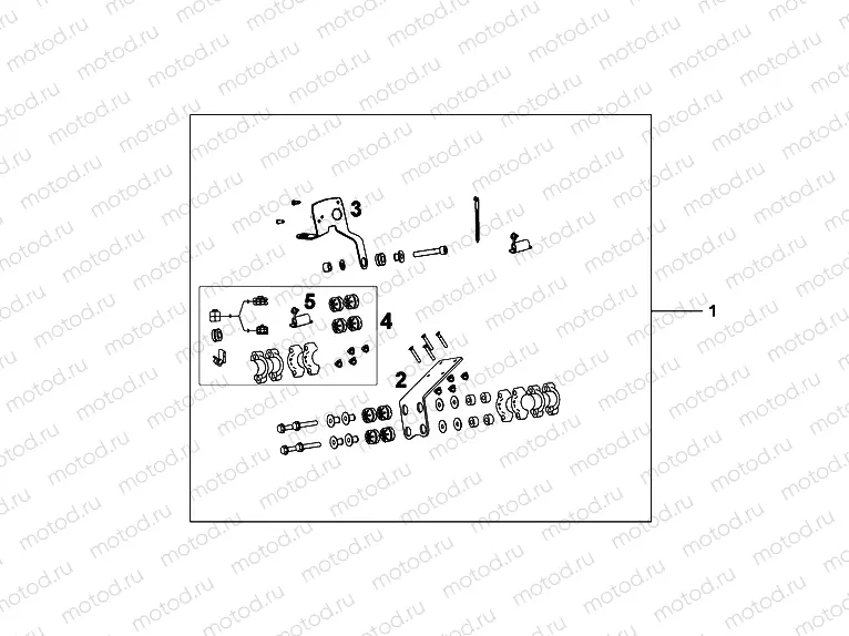 08B-40-02 MC NAVI BRACKET CBF600