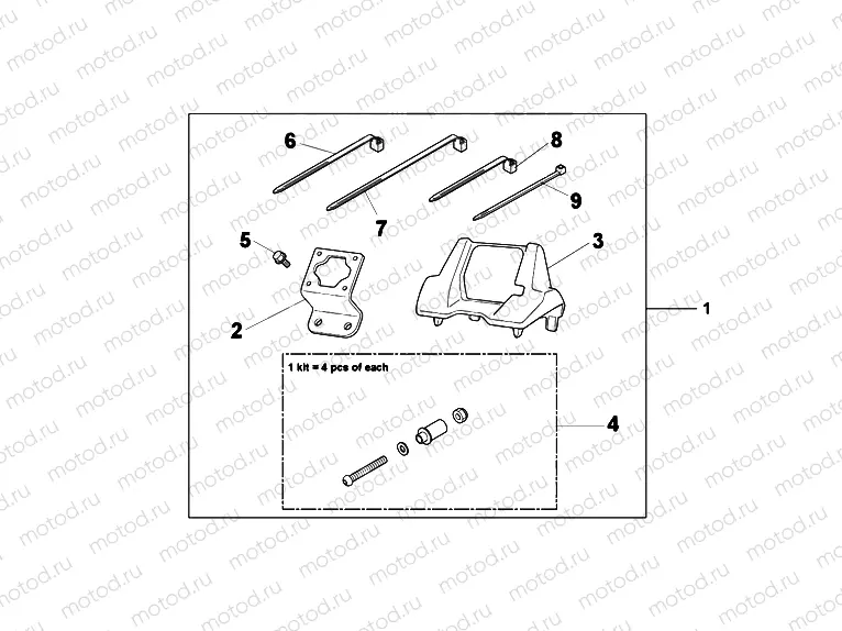 08B-70-01 KIT, NAVI G3 ATT