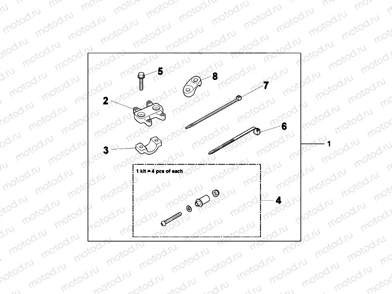 08B-70-01 KIT, NAVI G3 ATT