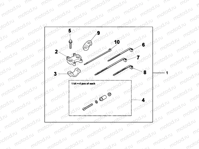 08B-70-01 KIT, NAVI G3 ATT
