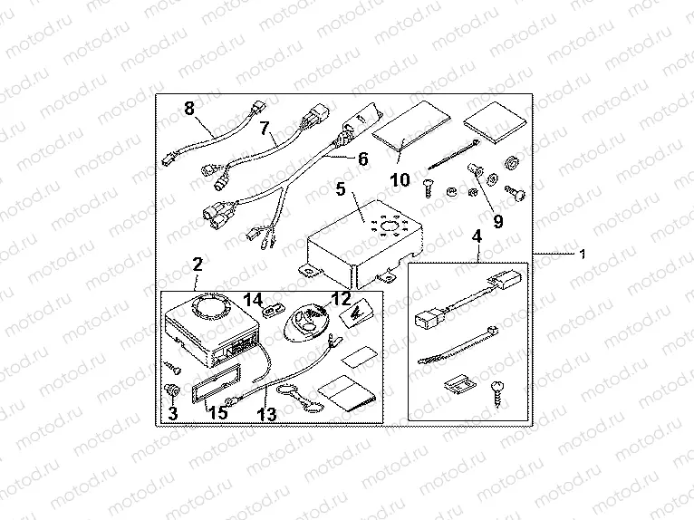 08E-55-01 G-KIT SECURITY SYS