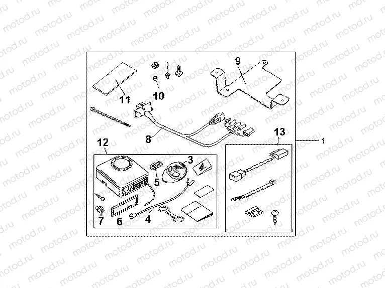 08E-55-01 KIT ALARM SYS