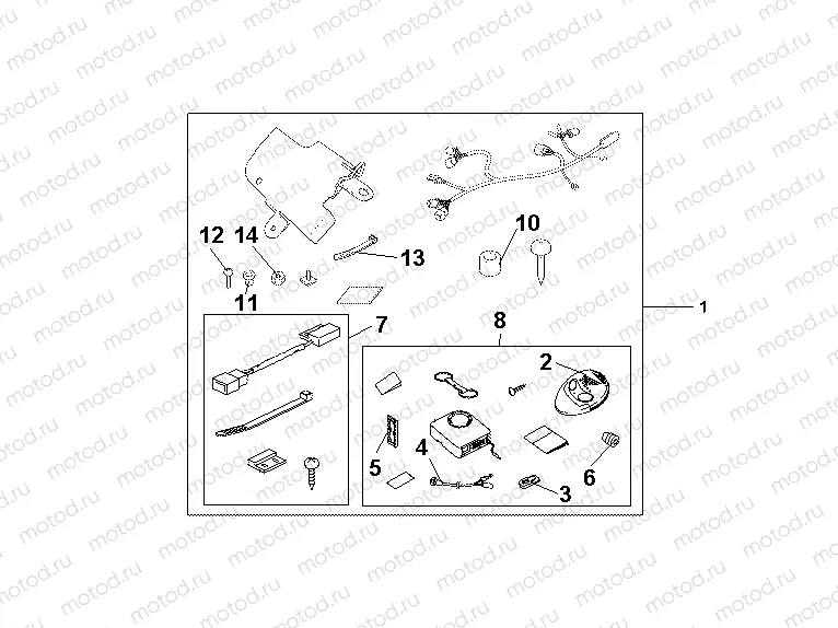 08E-55-01 KIT, SECURITY SYS.