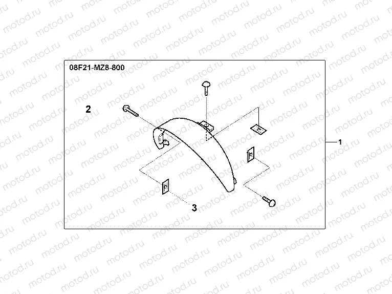 08F-21-01 HEAD LIGHT VISOR