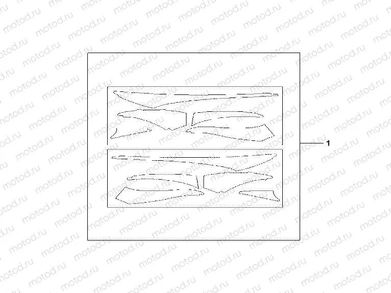 08F-30-01 STRIPE STICKER