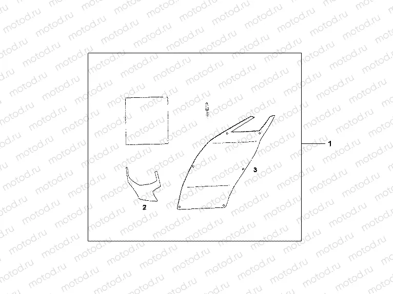 08F-44-02 RR.FENDER COVER