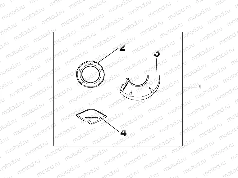 08F-48-01 CARBON CRANKCASE COVER SET