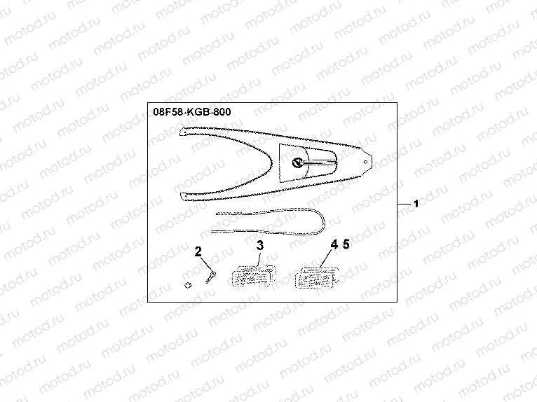 08F-58-01 LEATHER TANK BELT