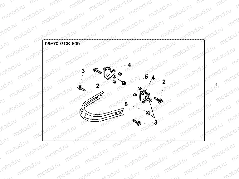 08F-70-01 FR FENDER PIPE