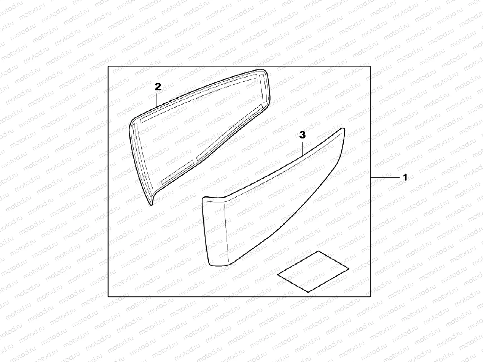 08F-70-03 KIT, PANNI * NHA87P *