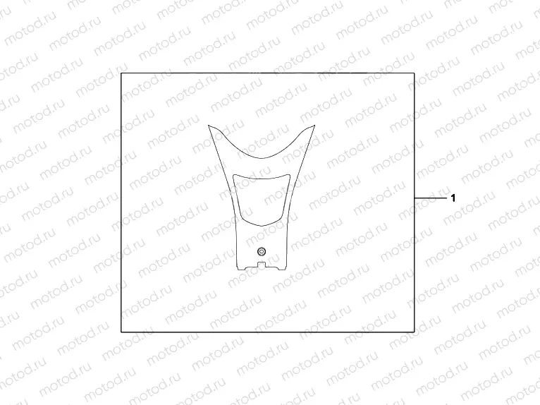 08F-71-02 KIT CENTER COVER